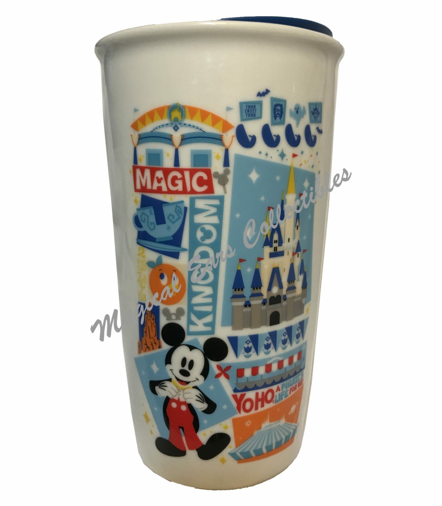 Mugs * | Disney Travel Tumbler Starbucks Magic Kingdom Park Icons Opening Sales