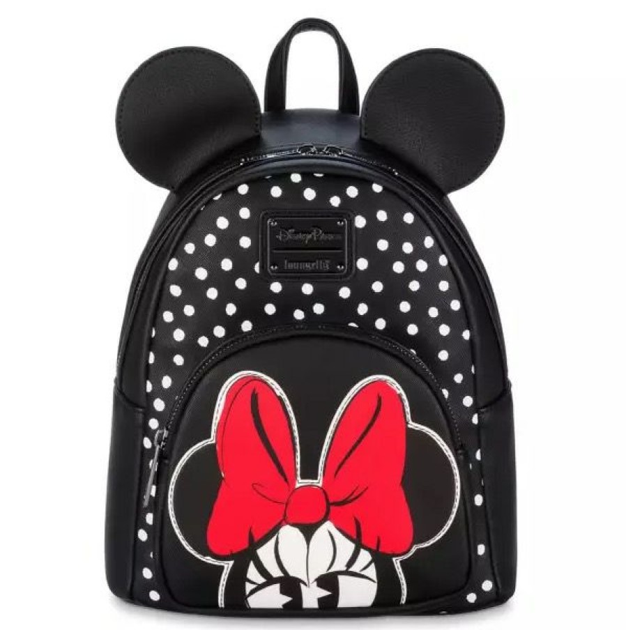 Apparel * | Disney Loungefly Backpack Minnie Mouse Polka Dot Excellent Quality