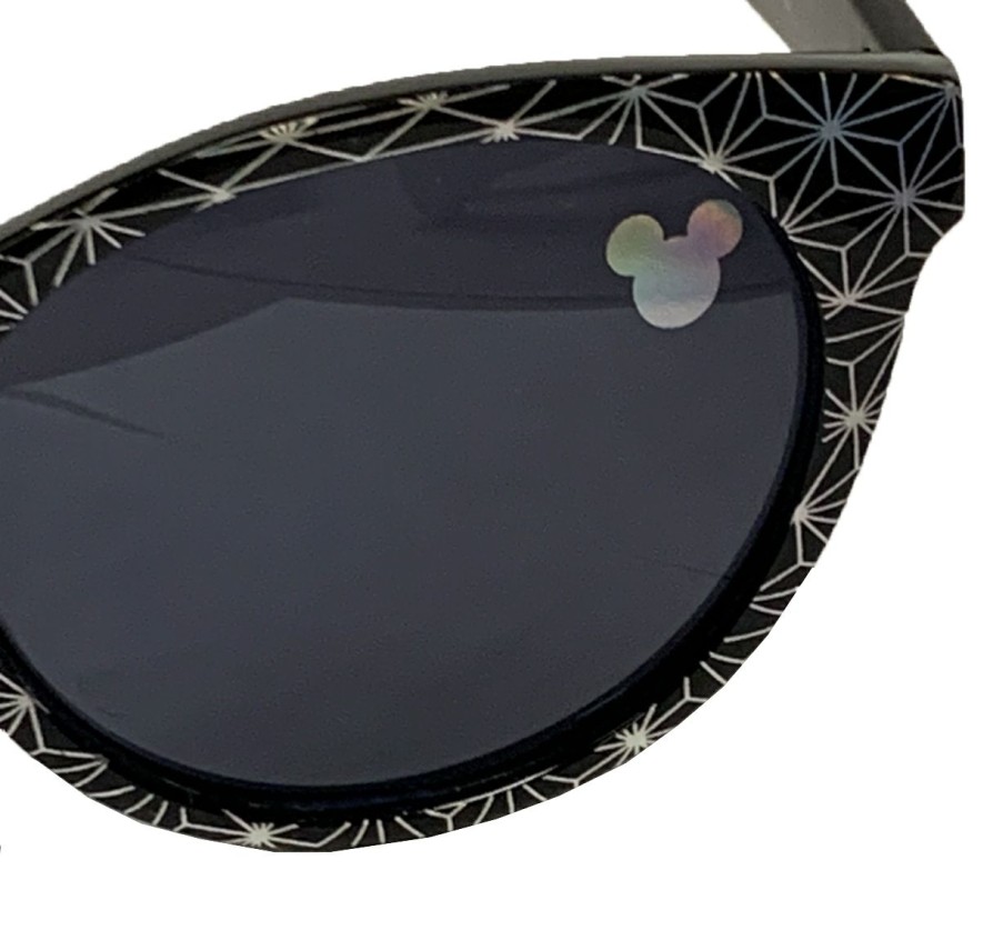 Apparel * | Disney Sunglasses Mickey Star Pattern Silver & Black Best Quality