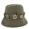 Apparel * | Disney Hat Bucket Hat Animal Kingdom Pin Hat Tan Online Discount