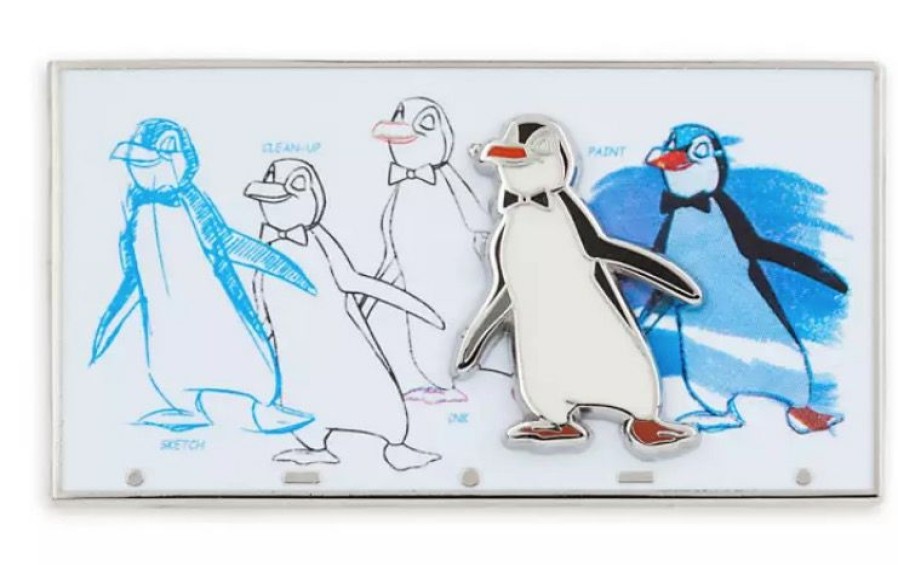 Figures And Collectibles * | Disney Ink & Paint Pin Penguin Waiter Mary Poppins Best-Selling