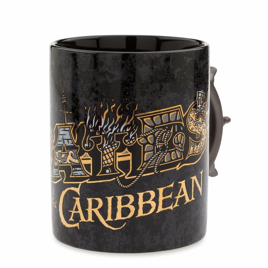 Mugs * | Disney Coffee Mug Pirates Of The Caribbean Gold Foil Classical