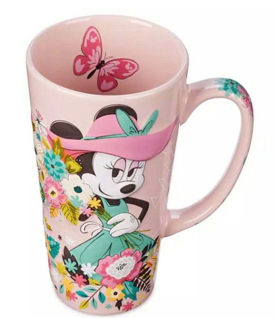 Mugs * | Disney Latte Mug Minnie Mouse 2020 Flower & Garden Festival Tall New