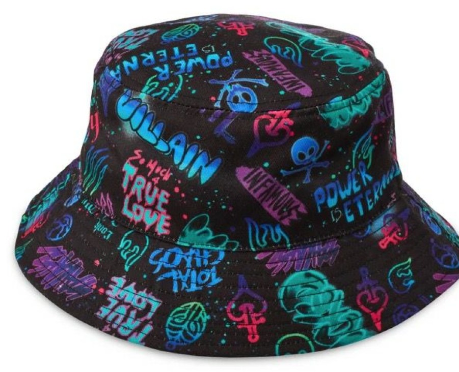 Apparel * | Disney Bucket Hat Villains Graffiti Hot Sell