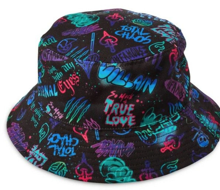 Apparel * | Disney Bucket Hat Villains Graffiti Hot Sell