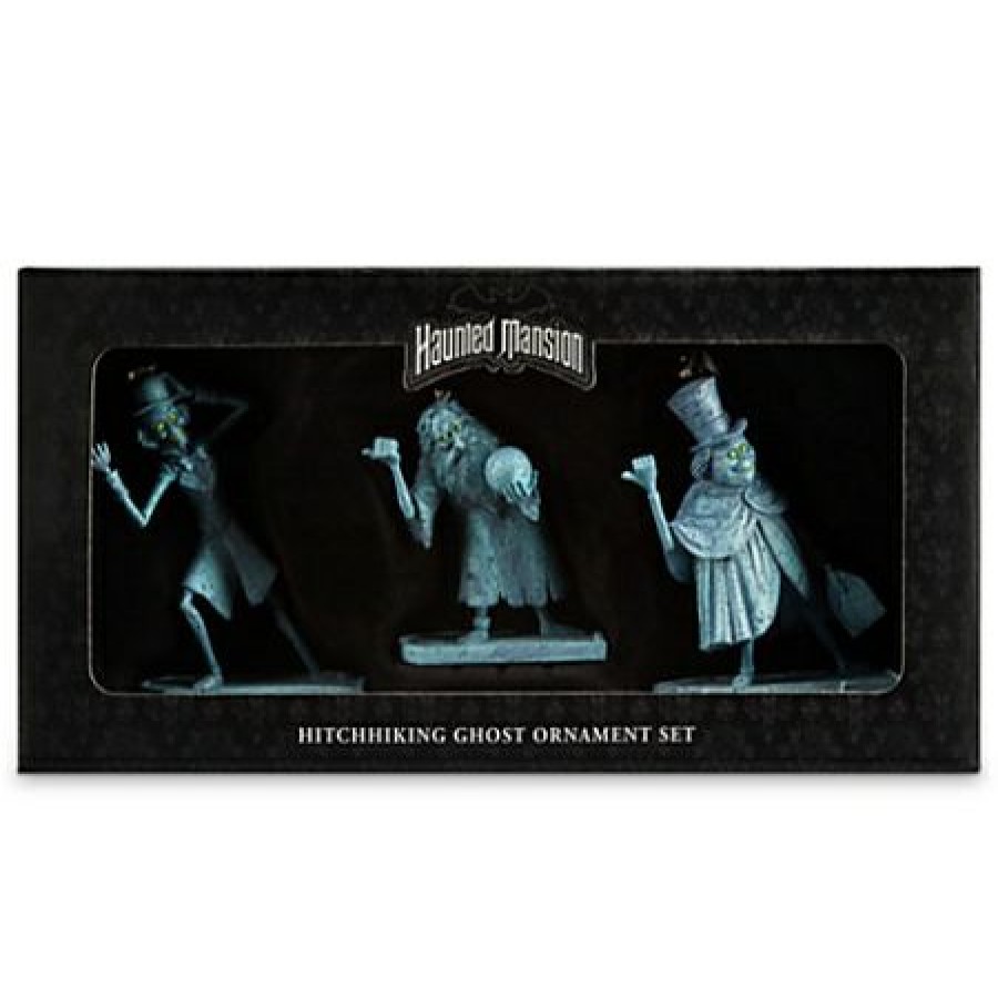 Christmas Ornaments * | Disney Christmas Ornament Set The Haunted Mansion Hitchhiking Ghosts Excellent Quality