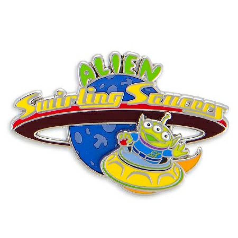 Figures And Collectibles * | Disney Toy Story Pin Toy Story Land Alien Swirling Saucers Opening Sales