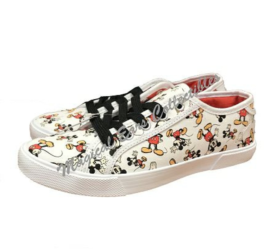 Apparel * | Disney Canvas Shoes For Women Classic Mickey Mouse Best-Selling