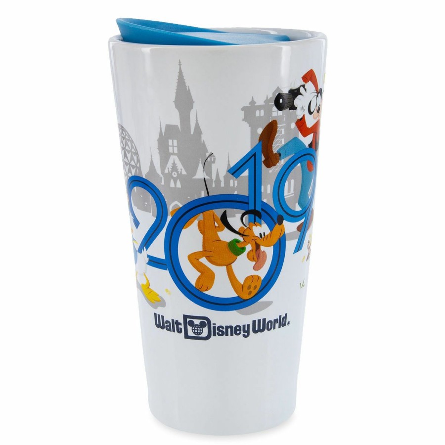 Mugs * | Disney Travel Mug 2019 Dated Walt Disney World Mickey & Friends 100% Guarantee