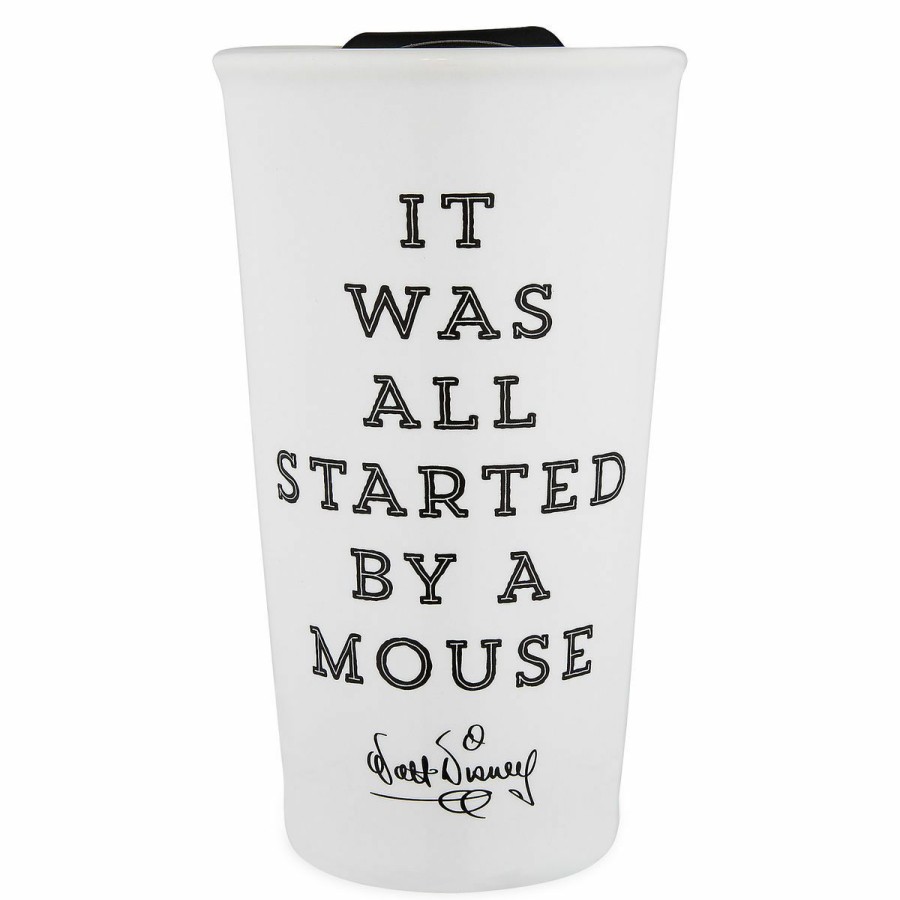 Mugs * | Disney Travel Tumbler Mickey Mouse Through The Years Ceramic Outlet