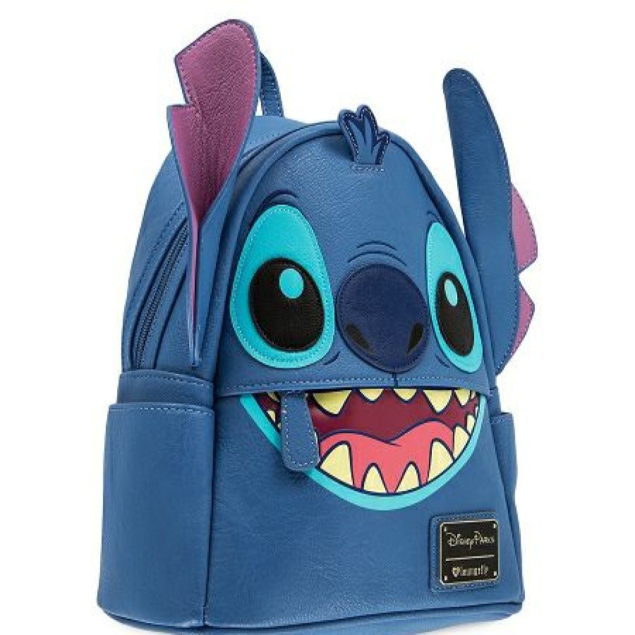 Apparel * | Disney Loungefly Backpack Stitch Faux Leather Mini Online Sales