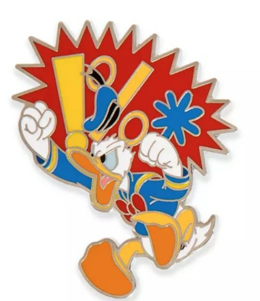 Figures And Collectibles * | Disney Donald Duck Pin Angry Donald Excellent Quality