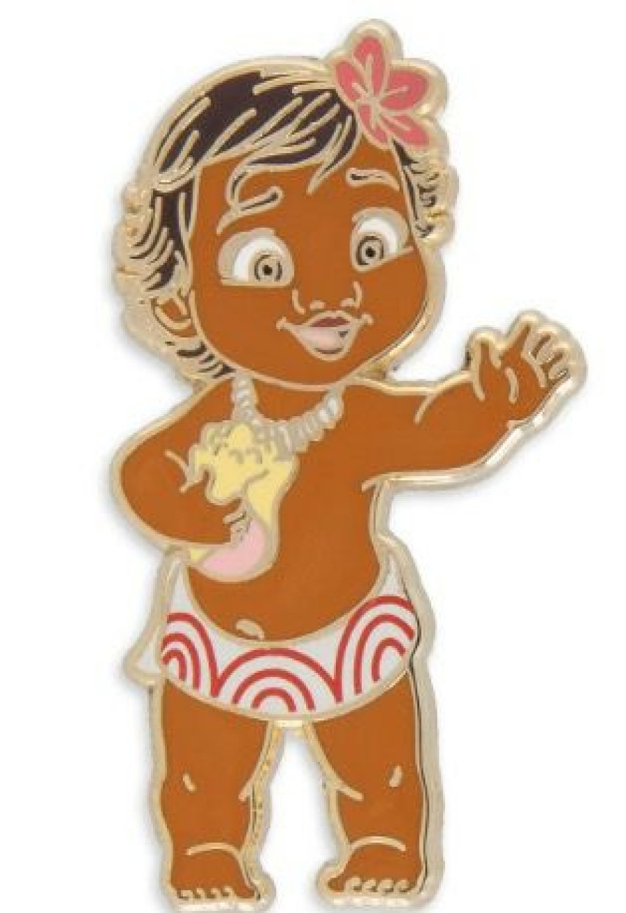 Figures And Collectibles * | Disney Animation Film Pin Baby Moana Online Discount