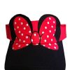 Apparel * | Disney Sun Visor Hat Minnie Mouse Polka Dot Bow Popular