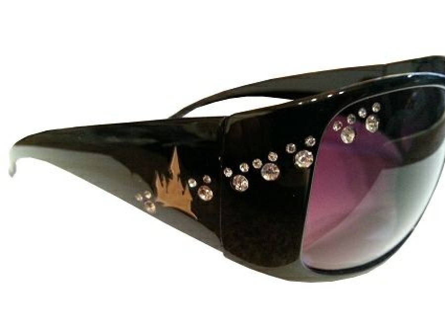 Apparel * | Disney Sunglasses Mickey Mouse Jeweled Icons Cinderella Castle Bargain Sale