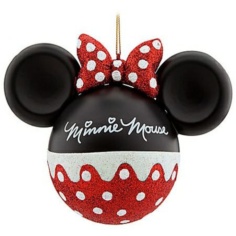 Christmas Ornaments * | Disney Christmas Ornament Mickey Mouse Ears Minnie Mouse Exclusive