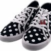 Apparel * | Disney Lace Up Shoes For Women Minnie Mouse Polka Dots New Threads