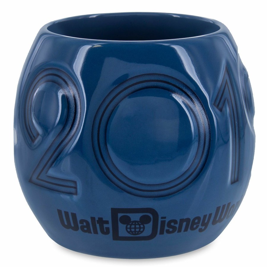 Mugs * | Disney Coffee Mug 2019 Walt Disney World Mickey Mouse Blue Reliable Quality