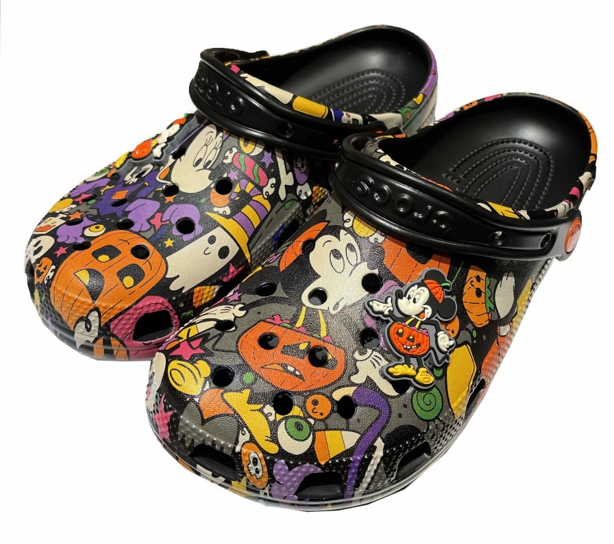 Apparel * | Disney Crocs For Adults 2022 Halloween Mickey & Friends Outlet