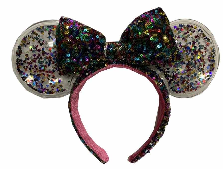 Apparel * | Disney Ears Headband Minnie Mouse Rainbow Confetti Popular