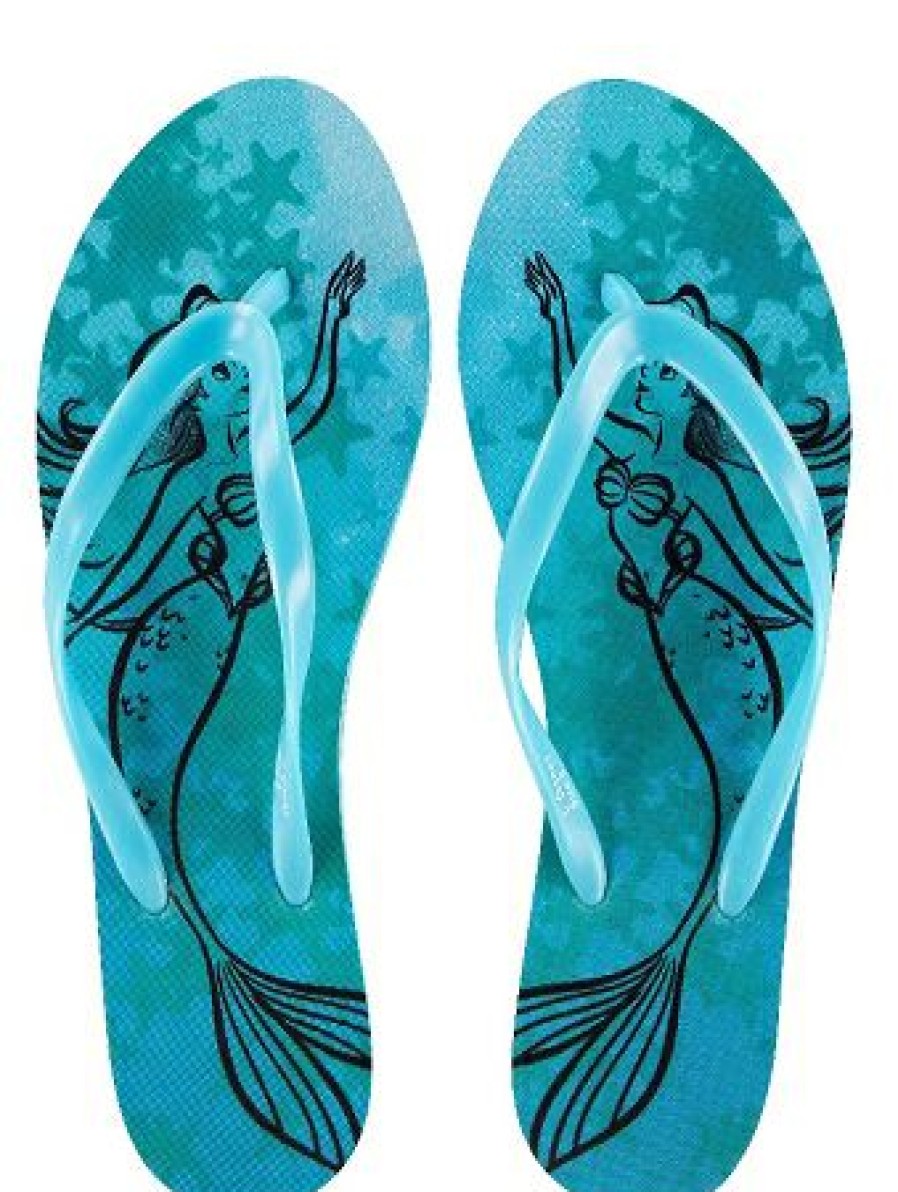 Apparel * | Disney Flip Flops For Women Ariel Little Mermaid Discounts