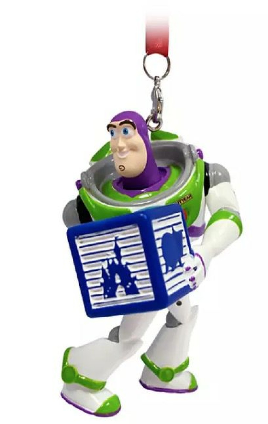 Christmas Ornaments * | Disney Figurine Ornament Buzz Lightyear With Block Toy Story Bargain Sale