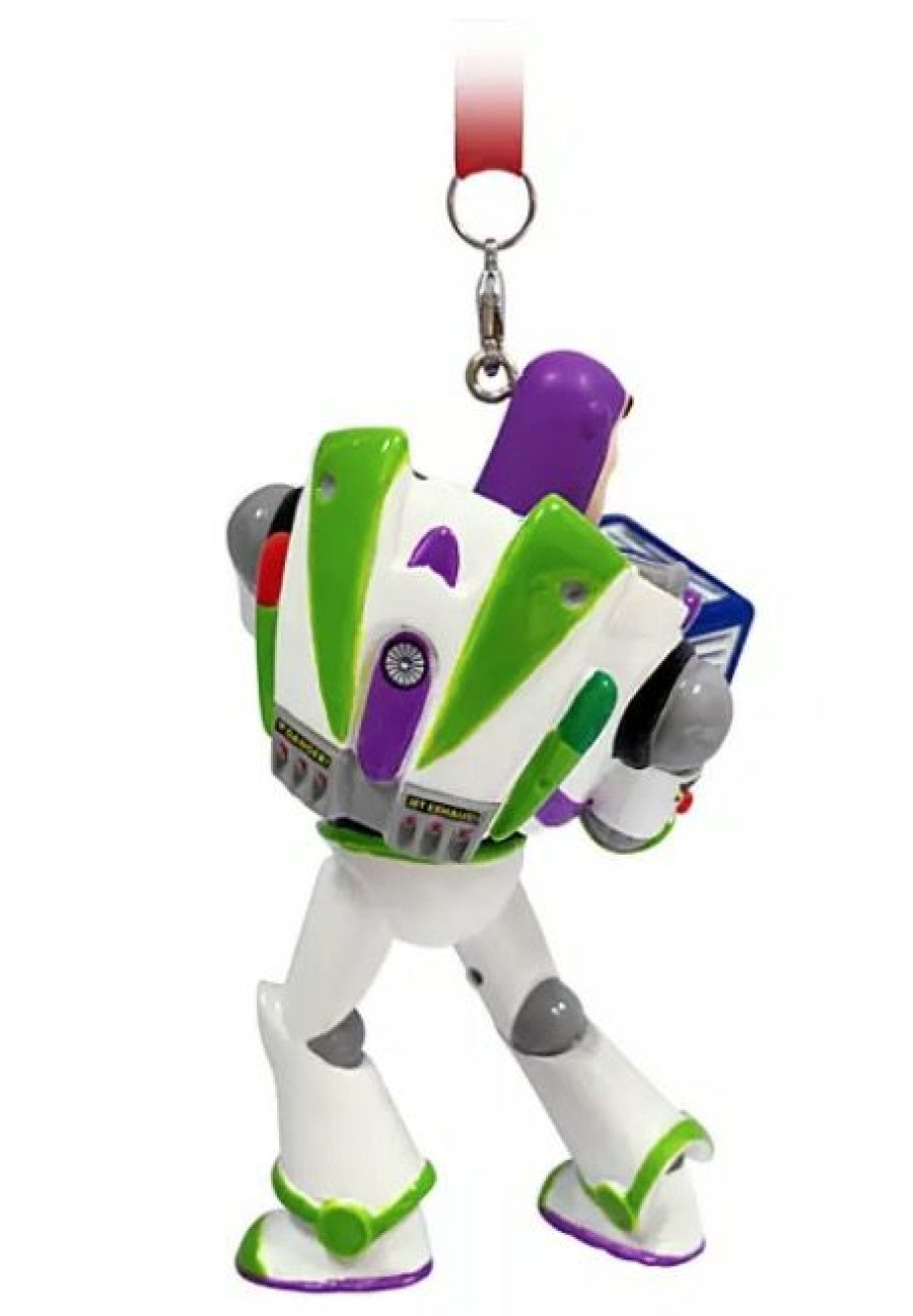 Christmas Ornaments * | Disney Figurine Ornament Buzz Lightyear With Block Toy Story Bargain Sale