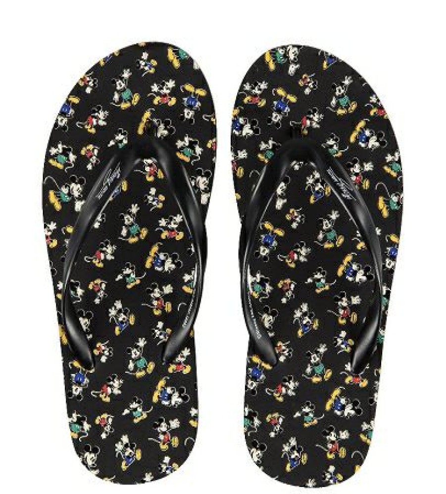 Apparel * | Disney Flip Flops For Youth Mickey Mouse Timeless Cheap