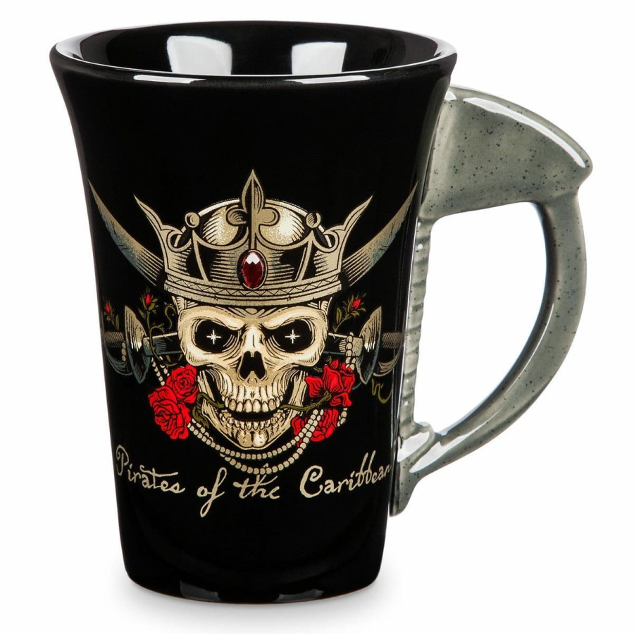 Mugs * | Disney Coffee Mug Pirates Of The Caribbean Skull And Roses Online Discount