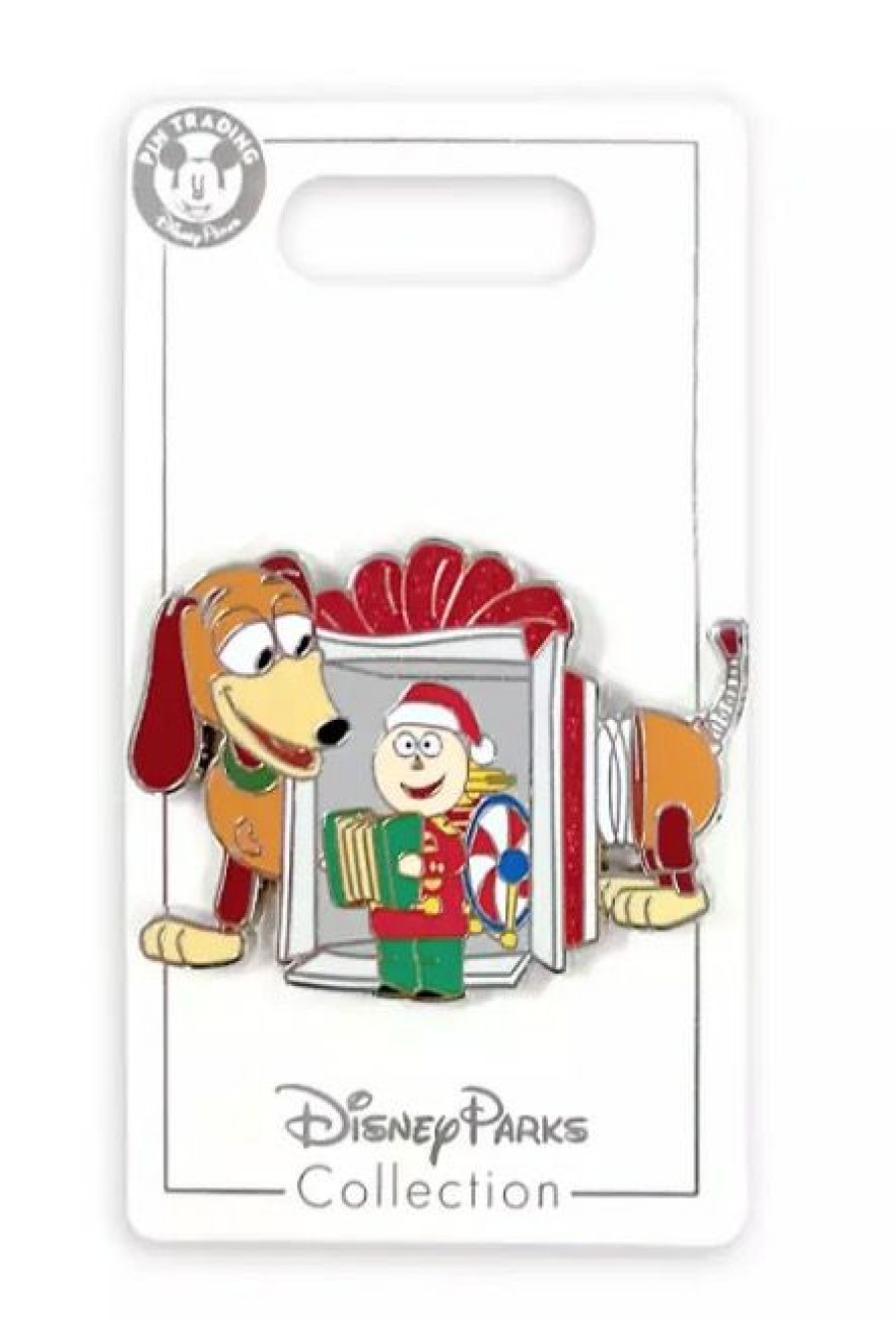 Figures And Collectibles * | Disney Holiday Pin Slinky Dog And Tinny Toy Story Hot Sell