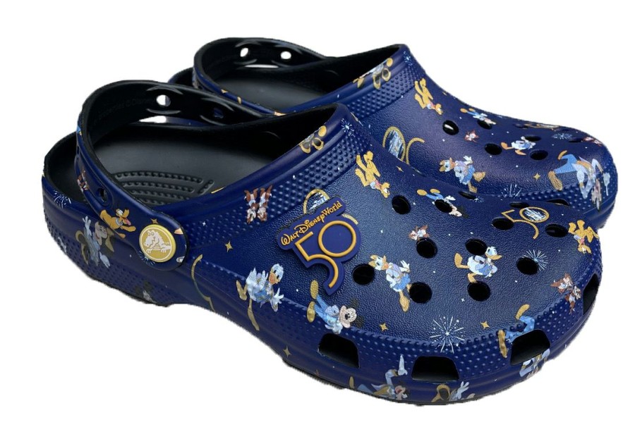 Apparel * | Disney Crocs For Adults 50Th Anniversary Mickey & Friends Bargain Sale