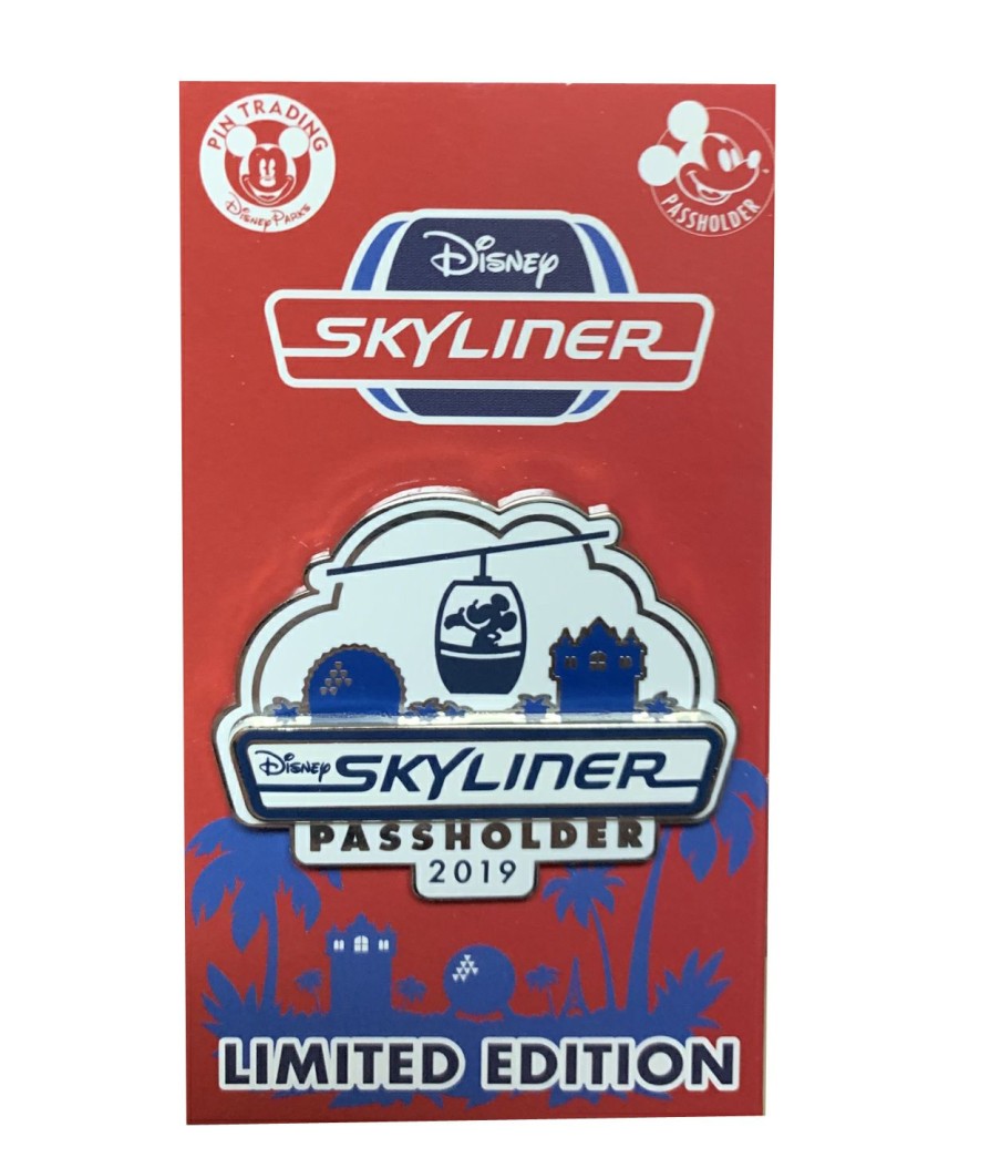 Figures And Collectibles * | Disney Skyliner Pin 2019 Skyliner Passholder Classical