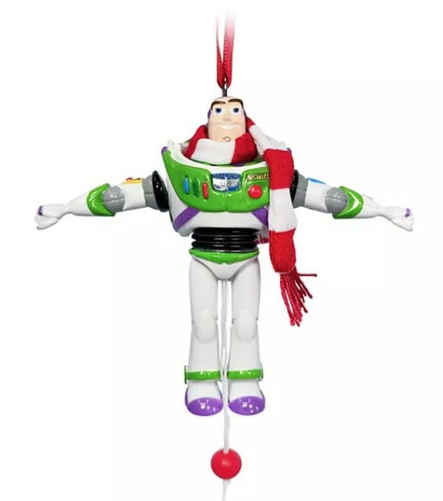 Christmas Ornaments * | Disney Figurine Ornament Buzz Lightyear Articulated Toy Story New