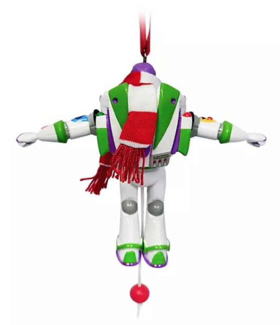 Christmas Ornaments * | Disney Figurine Ornament Buzz Lightyear Articulated Toy Story New