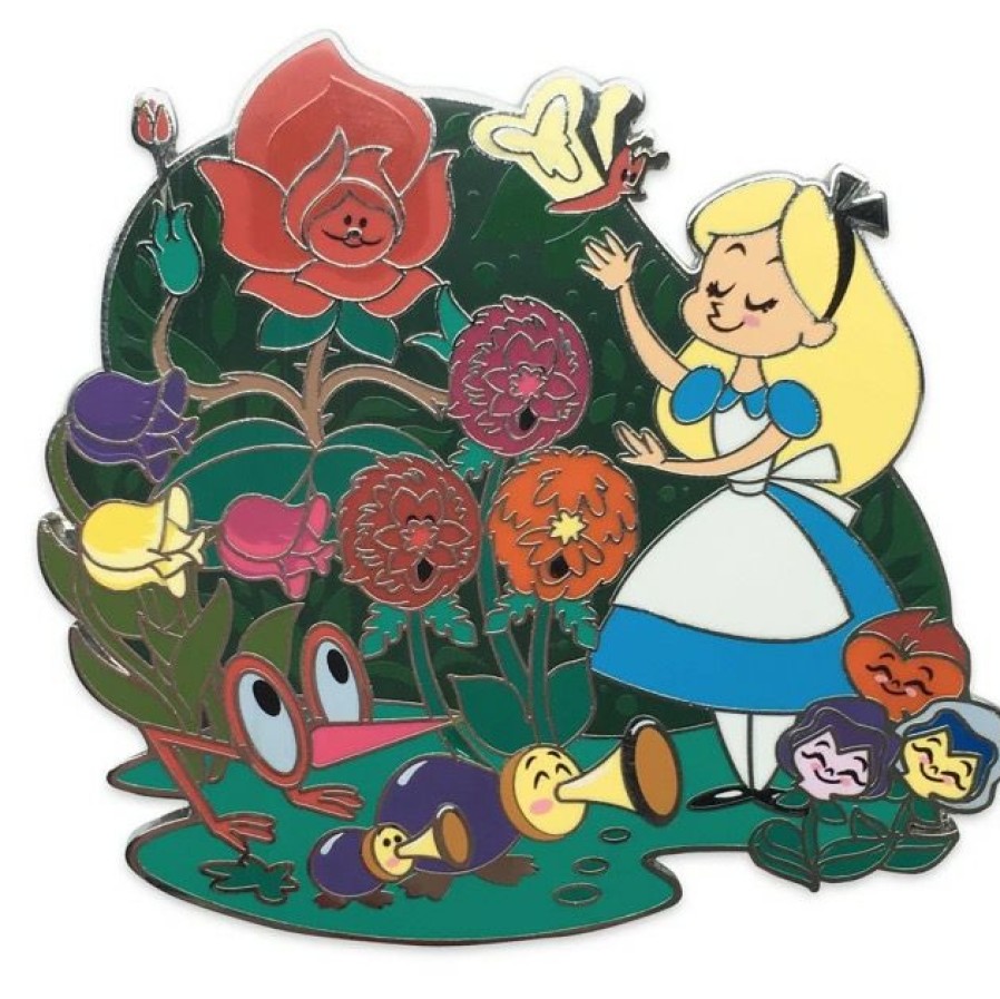 Figures And Collectibles * | Disney Alice Pin Alice In Wonderland Family Popular