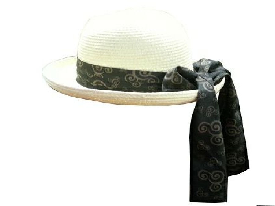 Apparel * | Disney Wicker Hat Mickey Mouse Bow Band For Women Best-Selling