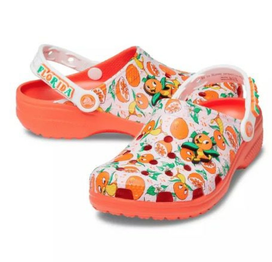 Apparel * | Disney Crocs For Adults 50Th Anniversary Orange Bird Best Price