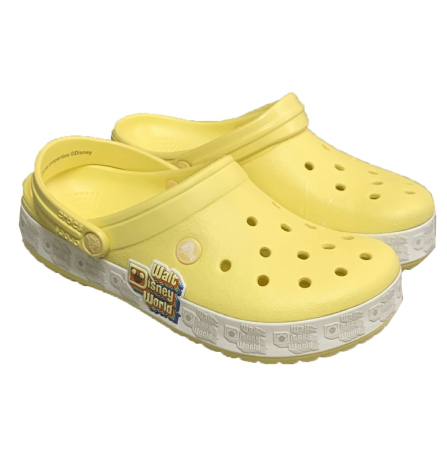 Apparel * | Disney Crocs For Adults Walt Disney World Yellow Online Discount