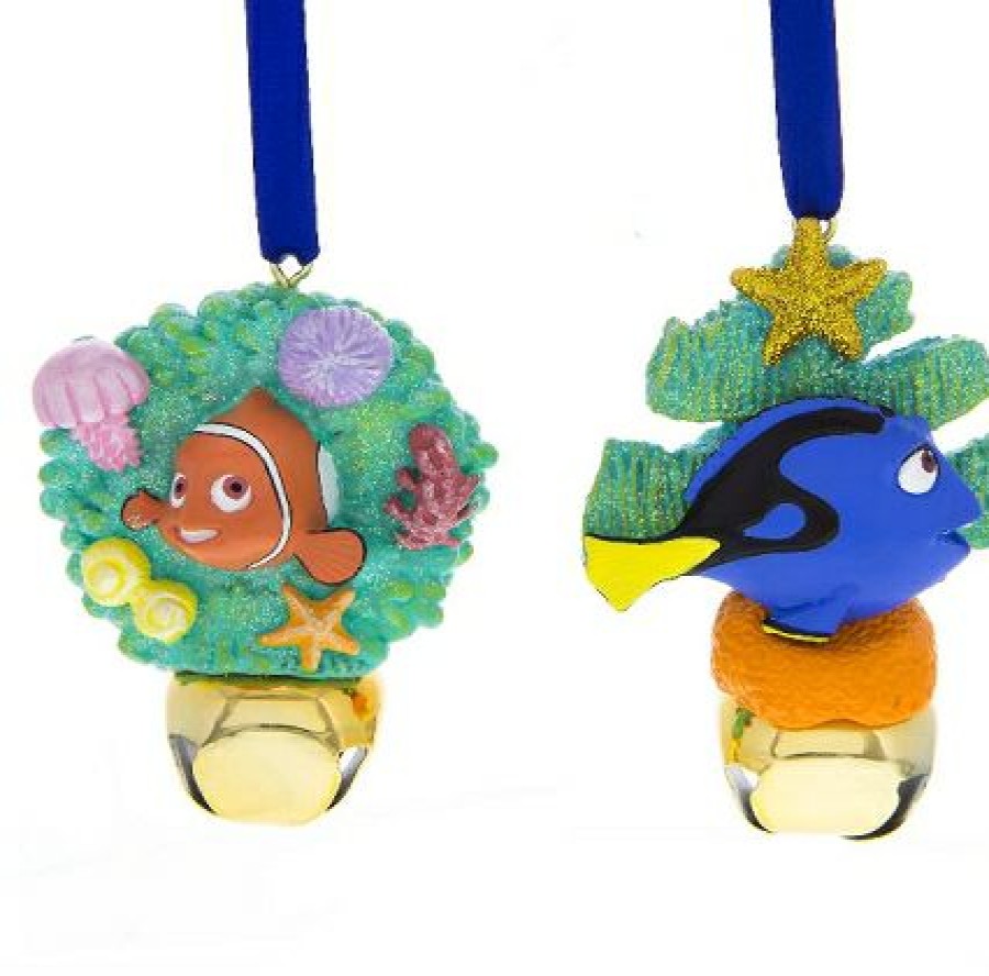 Christmas Ornaments * | Disney Christmas Ornament Set Nemo And Dory Bells Top Sell