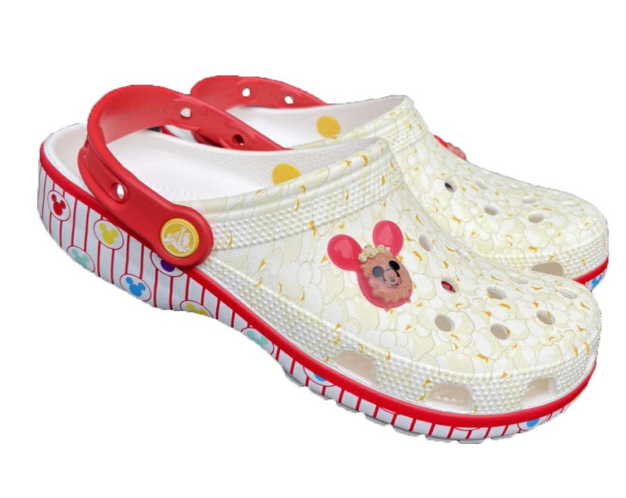 Apparel * | Disney Crocs For Adults Mickey Balloon Popcorn Excellent Quality