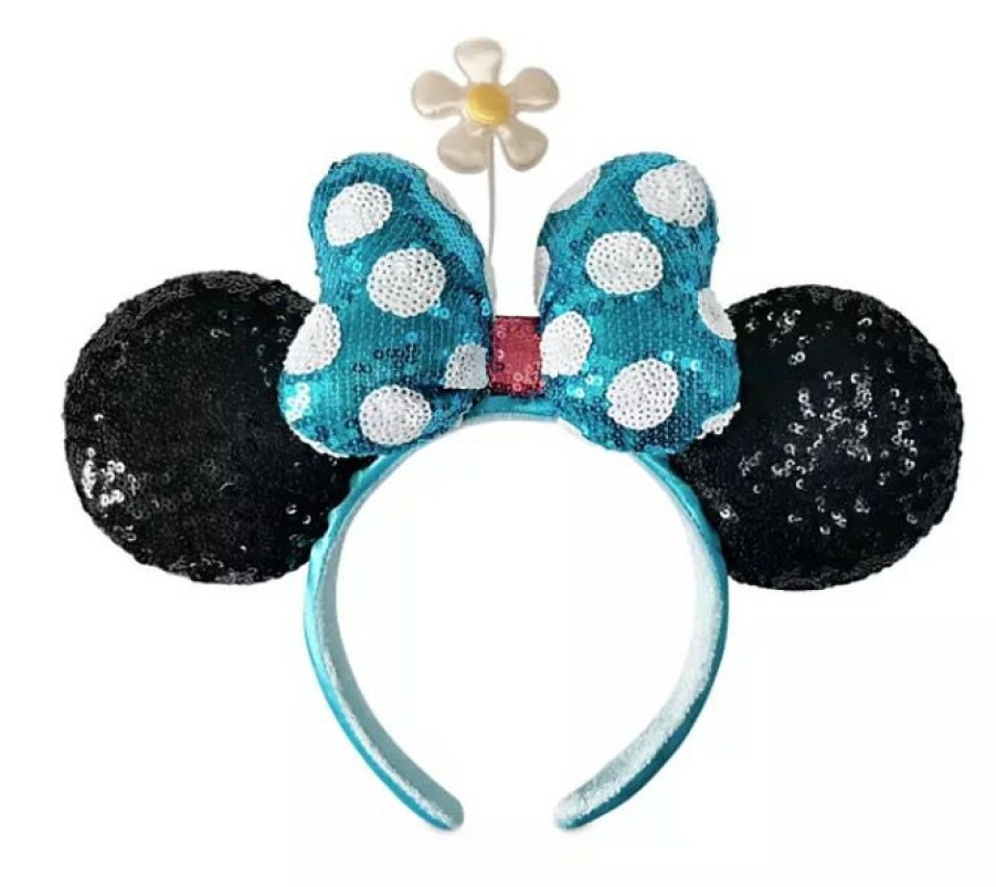 Apparel * | Disney Ears Headband Minnie Mouse Sequined Flower Opening Sales