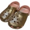 Apparel * | Disney Crocs For Adults Mickey Mouse Rose Gold Glitter Discount