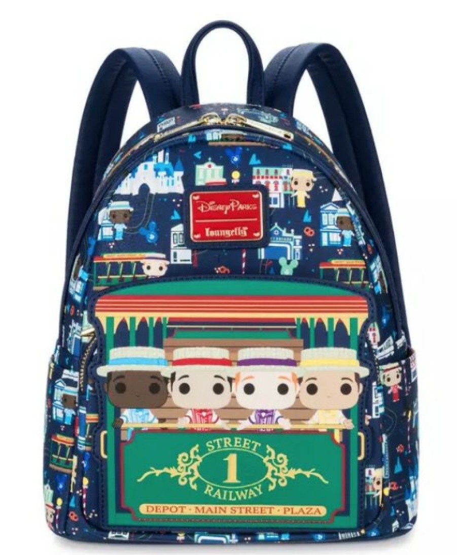 Apparel * | Disney Loungefly Backpack Dapper Dans Main Street U.S.A. 100% Guarantee