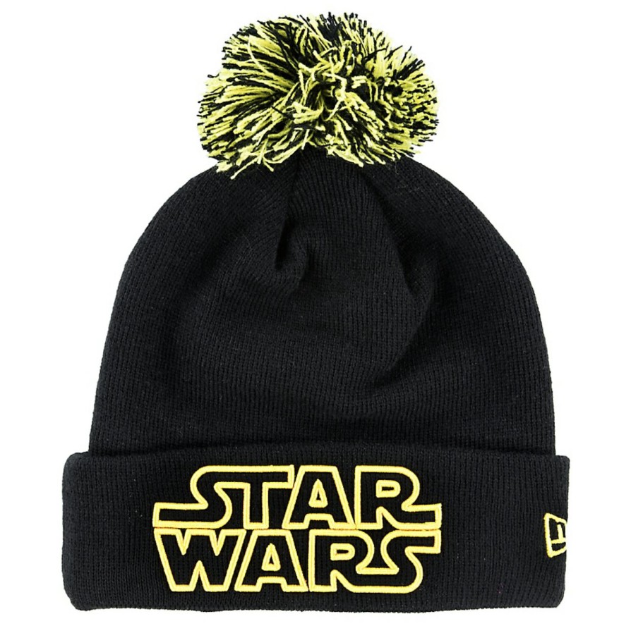 Apparel * | Disney Knit Hat Star Wars Logo Pop Pom Sale