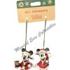 Christmas Ornaments * | Disney Bell Ornament Set Turn Of The Century Mickey And Minnie Cheaper