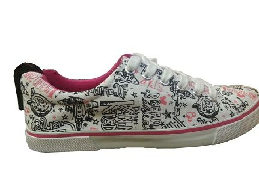 Apparel * | Disney Tennis Shoes For Women Park Collage Walt Disney World New Threads