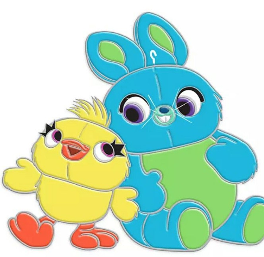 Figures And Collectibles * | Disney Toy Story Pin Ducky And Bunny New