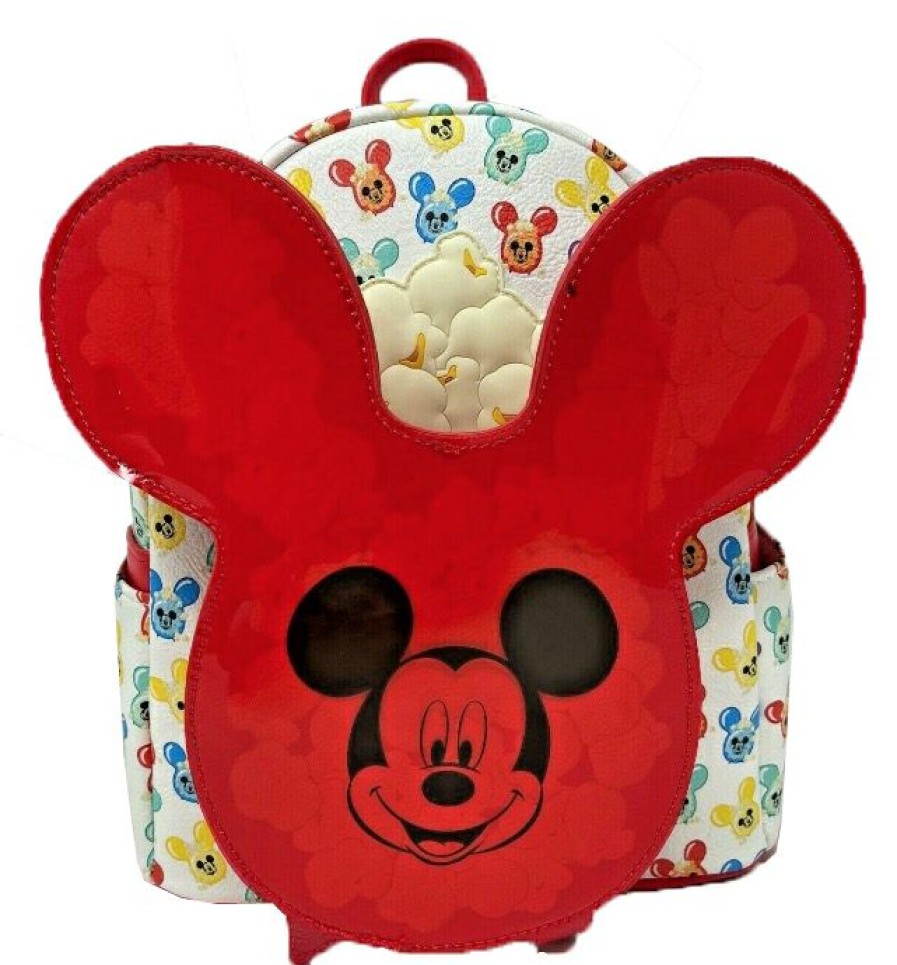 Apparel * | Disney Loungefly Backpack Mickey Popcorn Balloons Reliable Quality