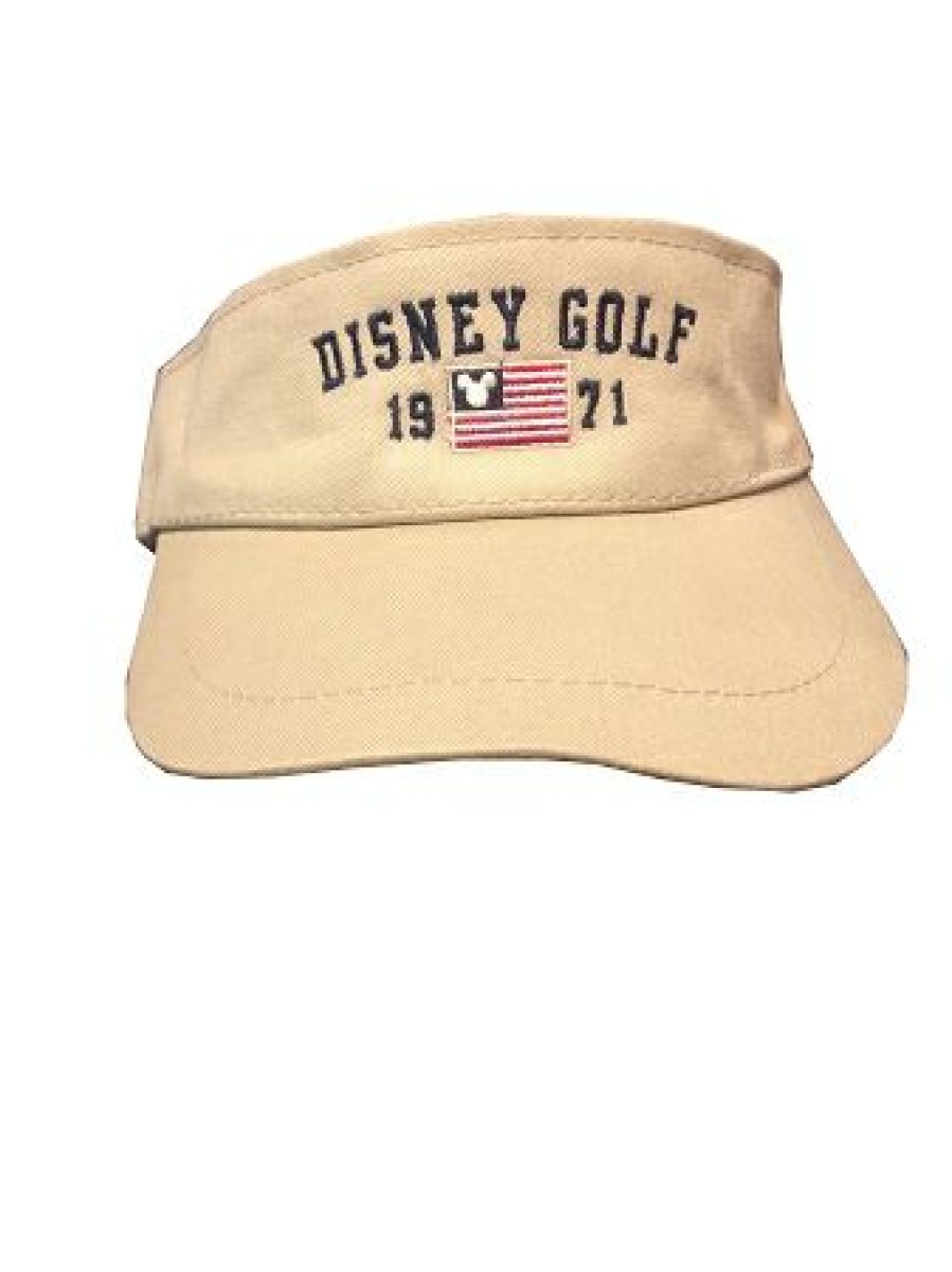 Apparel * | Disney Sun Visor Hat Disney Golf 1971 Reliable Quality