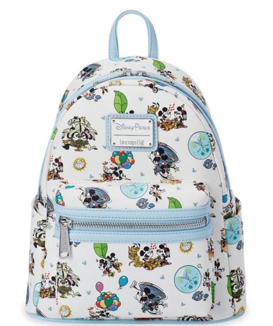 Apparel * | Disney Loungefly Backpack Mickey & Minnie'S Runaway Railway Good Quality